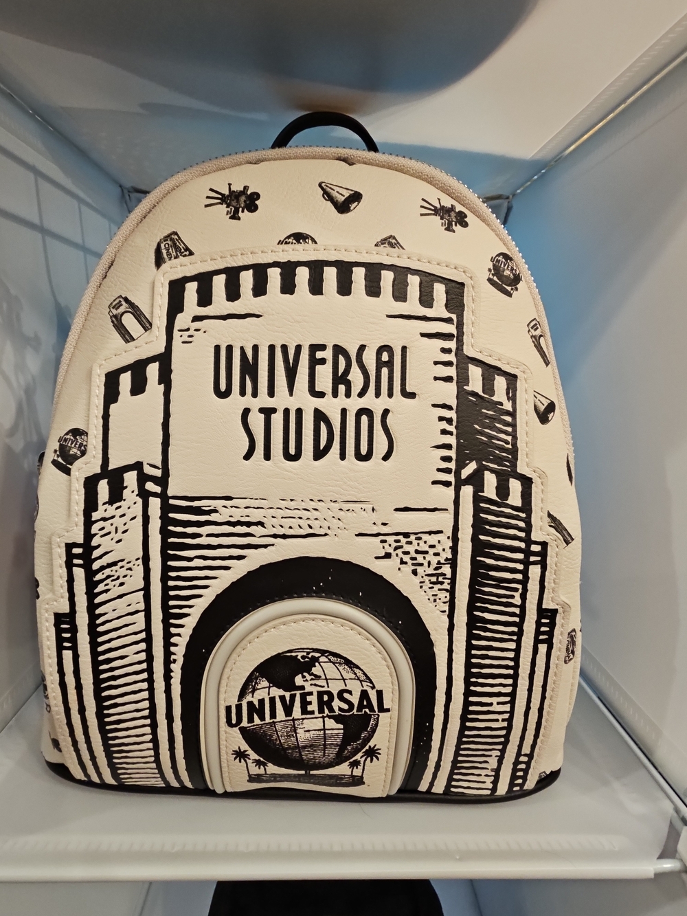 Universal Studios Black & White Mini Loungefly Backpack